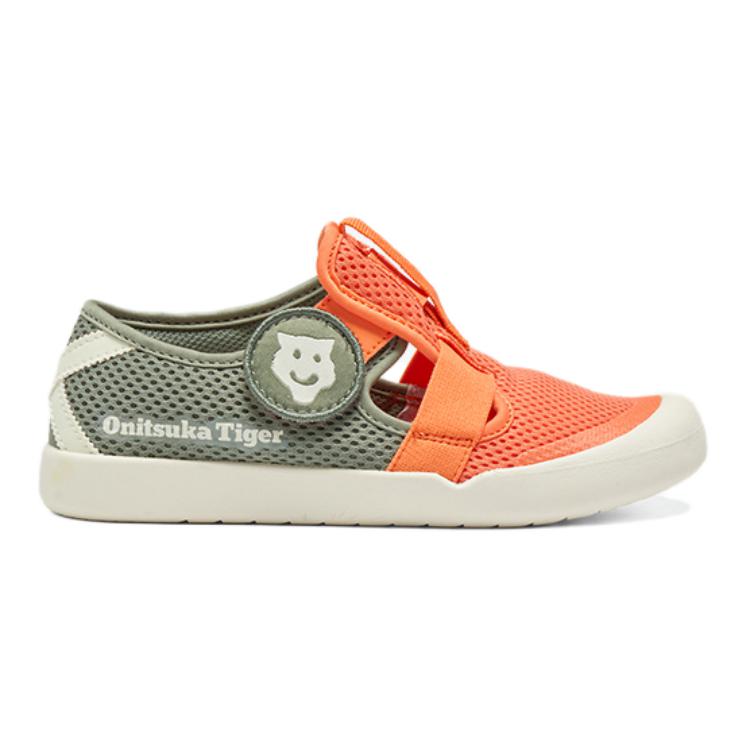 (GS) Onitsuka Tiger Mexico 66 Sandals 'Mikan Orange Green' 1184A198-800