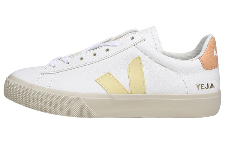 Veja Campo Chromefree Lace-Up Sneakers 'White Yellow Oragne' CP0503140