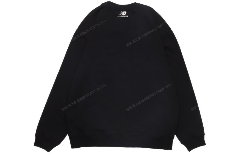 New Balance Logo Sweatshirt 'Black' 5CC44343-BK