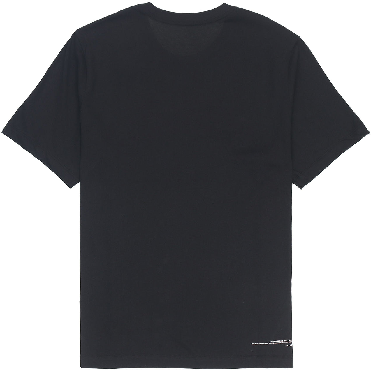 Men's Nike Solid Color Alphabet Quick Dry Breathable Training Sports Short Sleeve Black T-Shirt DM6256-010