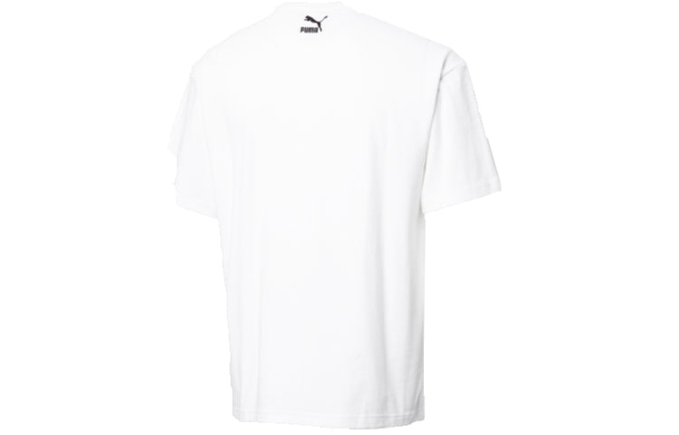PUMA BTS Crossover Small Short Sleeve Couple Style White 578877-01