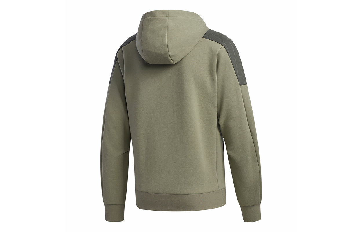 adidas Th Htt Peach hooded casual Jacket Green GM4421