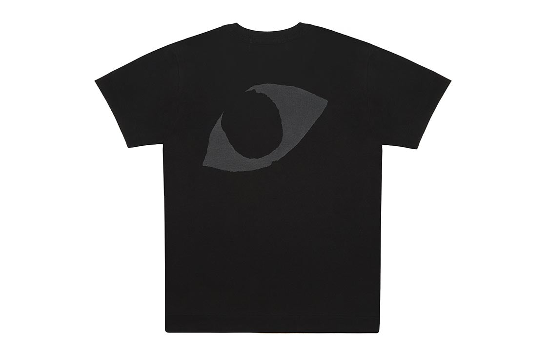 COMME des GARCONS PLAY Big Eye Logo Tee 'Black Black' AZ-T191-051-1