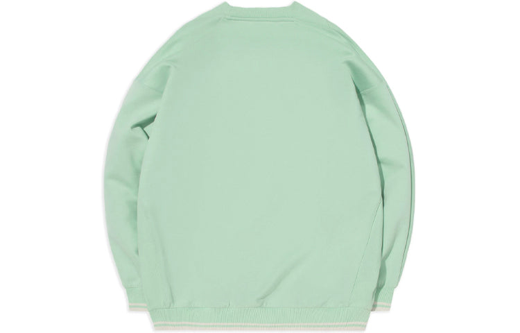 Li-Ning Stylish Loose Round Neck Pullover 'Light Green' AWDS222-3