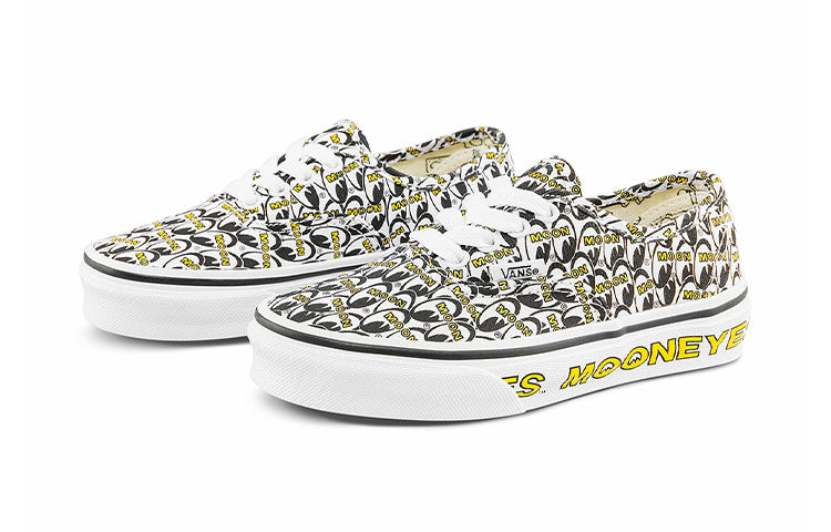 Mooneyes x Vans Authentic 'Black White Yellow' VN0A3UIVYB2