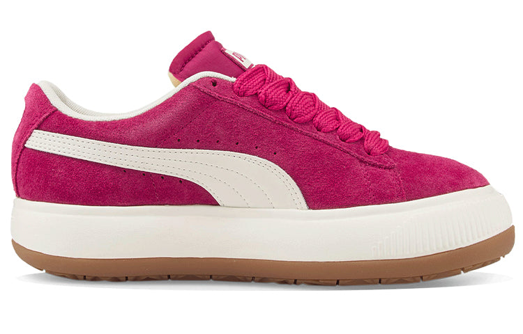 (WMNS) PUMA Suede Mayu Up 'Wine Red Creamwhite' 381650-06