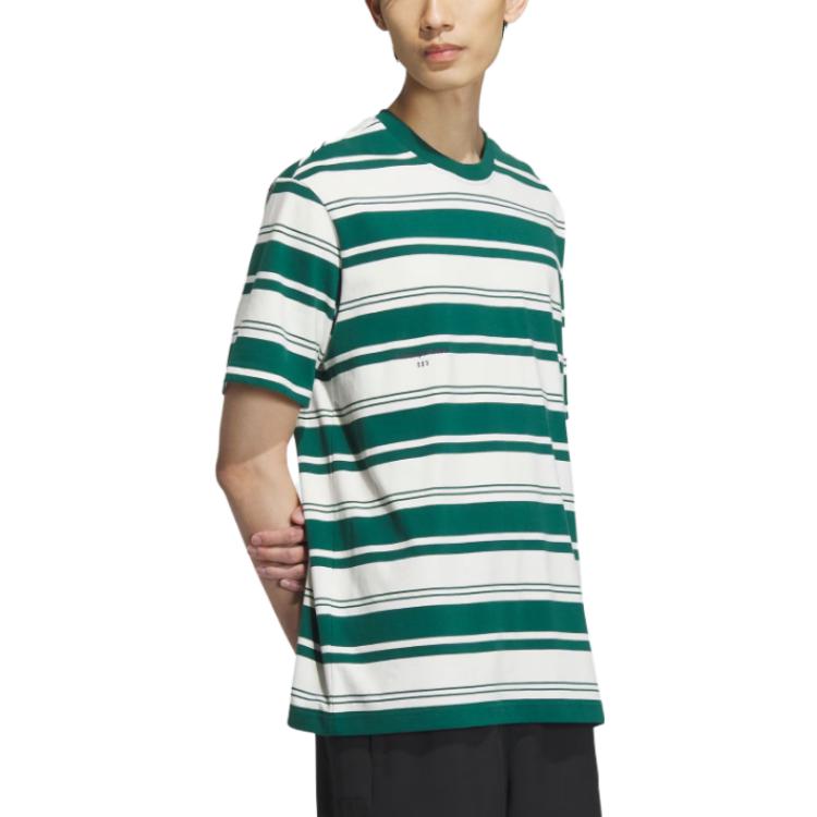 adidas SPW Stripe T-Shirts 'Green White' IS4958