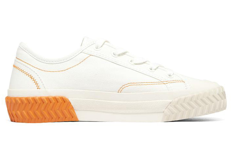 (WMNS) Skechers Street Trax Hi 'white orange' 177041-WHT