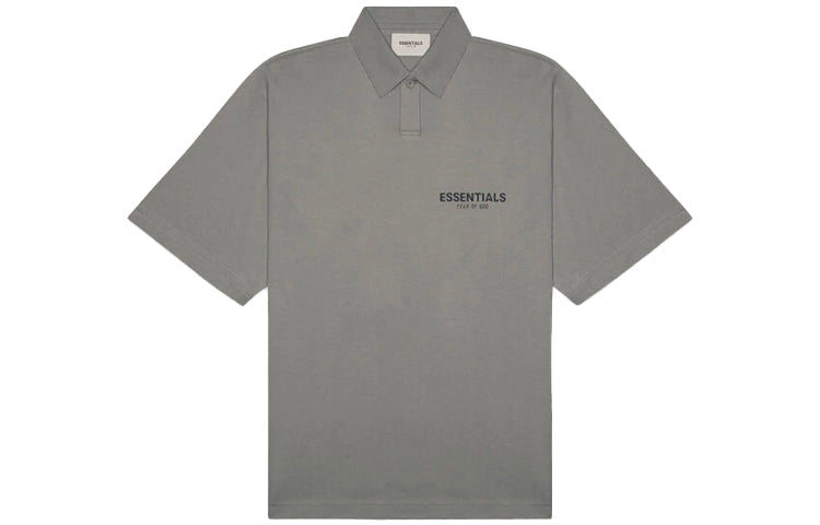 Fear of God Essentials SS20 Polo Shirt 'Cement' FOG-SS20-129