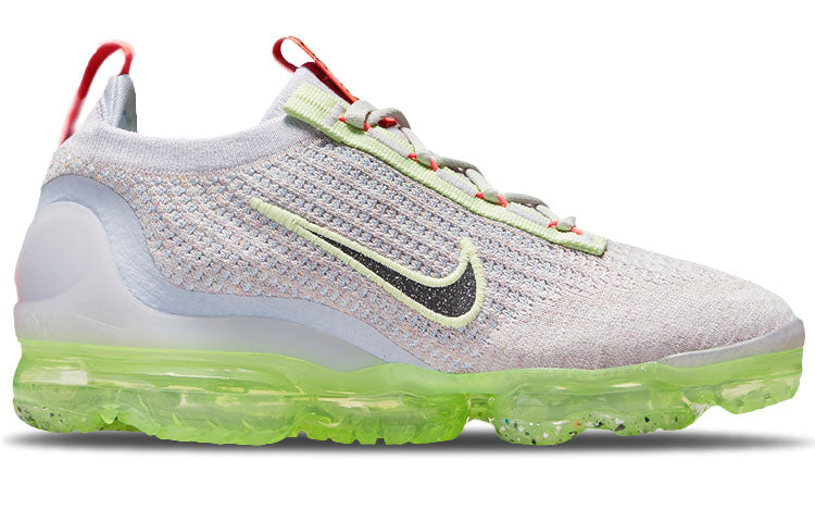 (WMNS) Nike Air VaporMax 2021 Flyknit 'Light Bone Lime Ice' DC4112-003