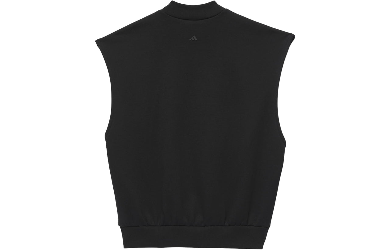 adidas Basketball Sleeveless Sweatshirt 'Black' IN4247