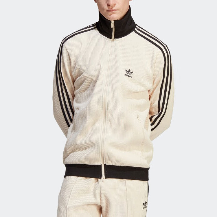 adidas Waffle Beckenbauer Track Jacket 'Wonder White' HR3307