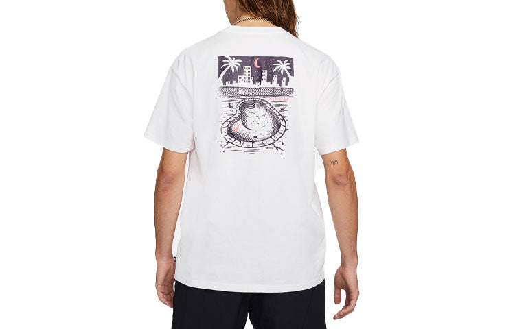 Nike SB Skateboard Knit Casual Short Sleeve White DD1305-100