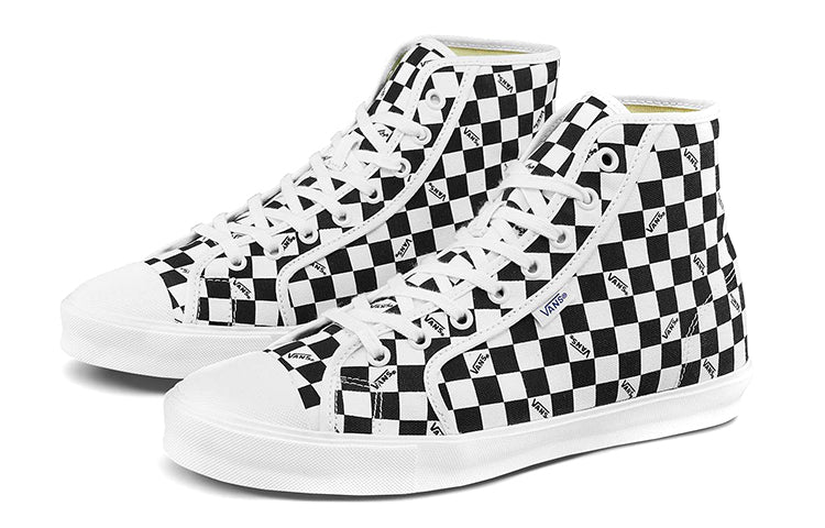 Vans OG Style 23 LX High-top Canvas Shoes Black/White VN0A5HUT9X3