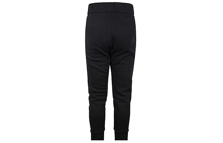 adidas Fleece Lined Athleisure Casual Sports Slim Fit Long Pants Black DP5746