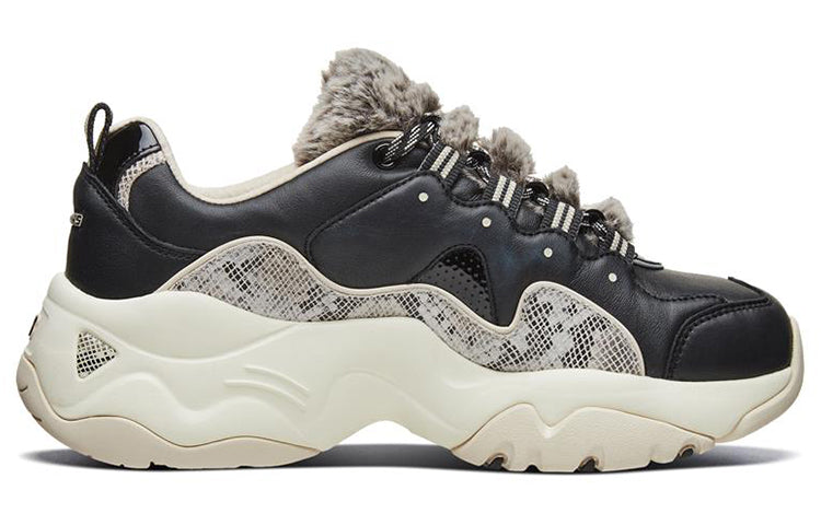(WMNS) Skechers DLites 3.0 13385-BKNT