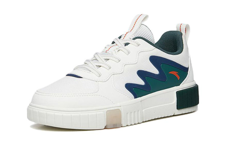 (GS) ANTA Skateboarding Series Sneakers 'White Dark Green' 312238006-7