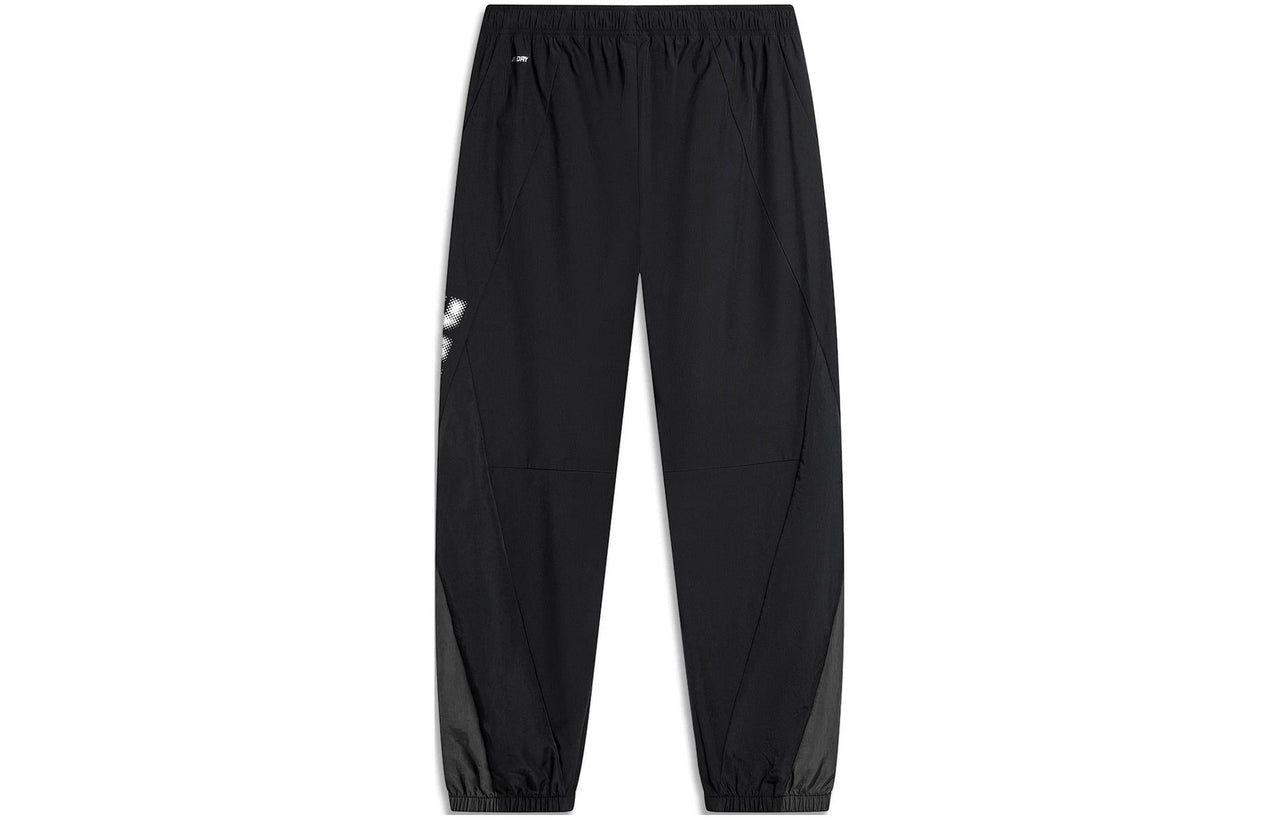 Li-Ning BadFive Graphic Sports Pants 'Black Grey' AYKU391-3