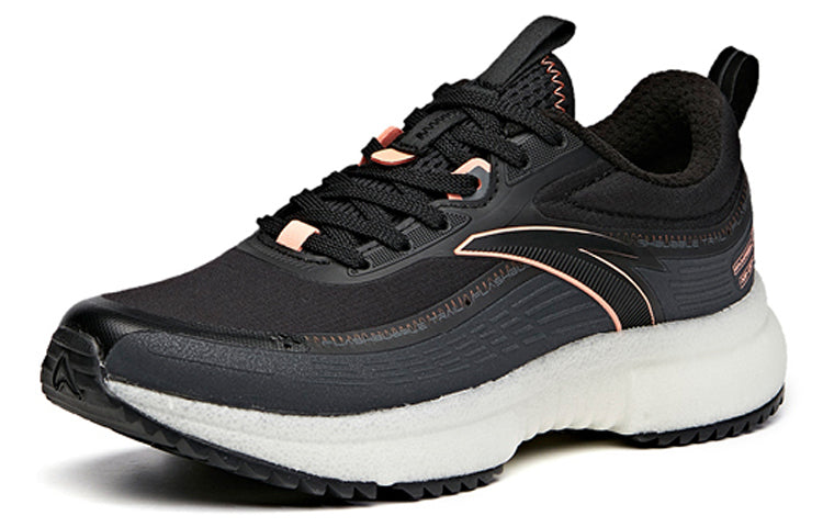 (WMNS) ANTA Running Series Sneakers Trail 'Black Grey White' 122045520-2