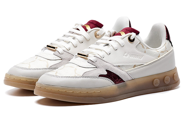 (WMNS) Li-Ning 1990 'White Red Tan' ALFR124-4