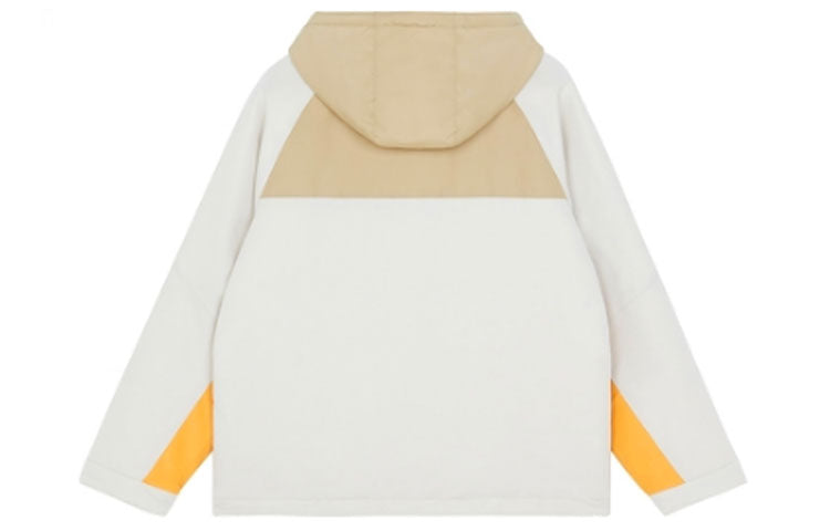 New Balance Trendy Color Block Jacket 'Beige White Yellow' AMJ13330-AUL