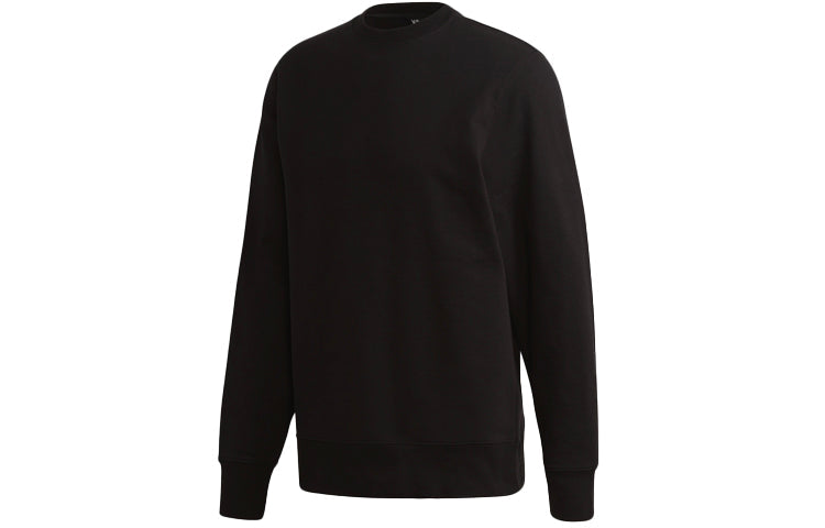 adidas Y-3 SS21 Black Warrior Embroidered Round Neck Sweatshirts 'Black' FS3398