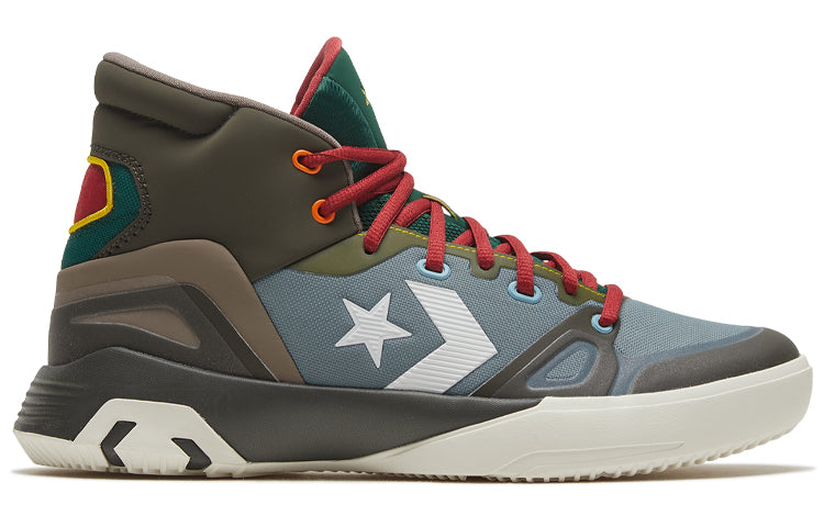 Converse G4 High Top Basketball Shoes dark green 168791C