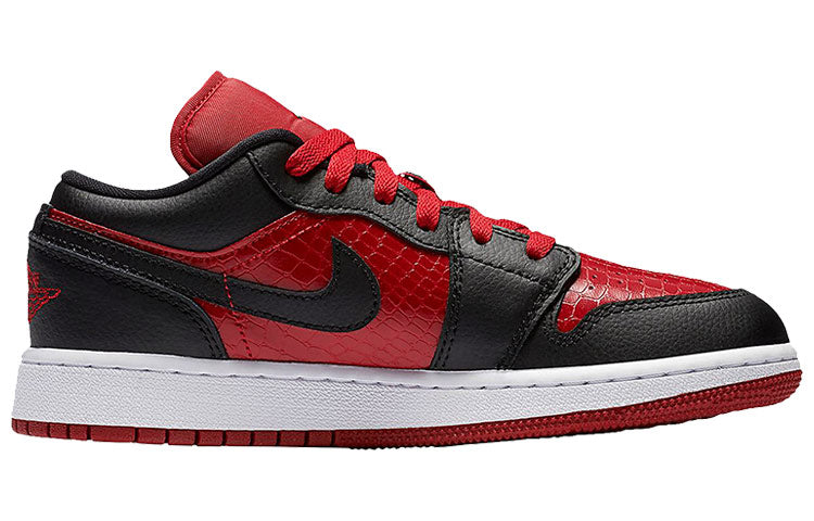 (GS) Air Jordan 1 Low 'Gym Red Black' 553560-610