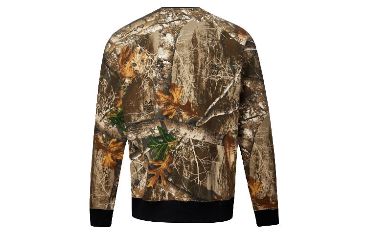 Men's Converse Retro Pattern Logo Printing Round Neck Pullover Camouflage 10019970-249
