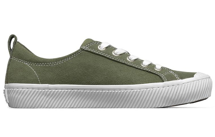 (WMNS) Skechers Bobs B Wild Canvas Shoe Green 113303-OLV