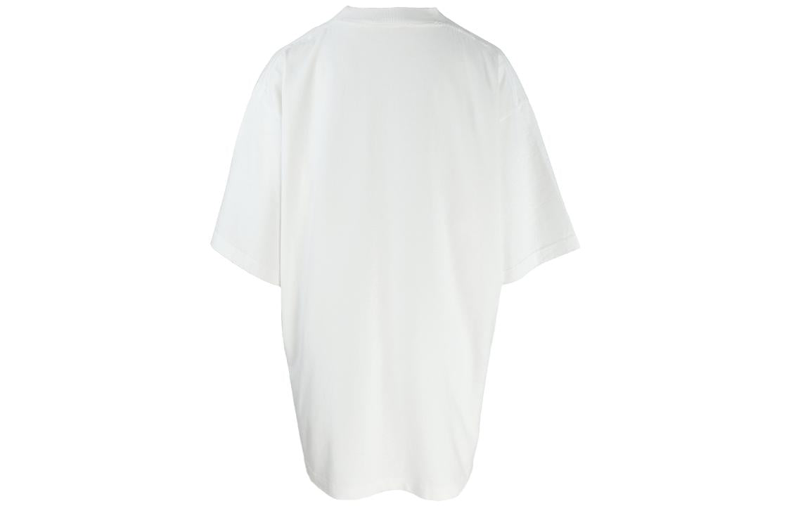 (WMNS) Balenciaga No Comment T-Shirt 'White' 684155TLVG30330