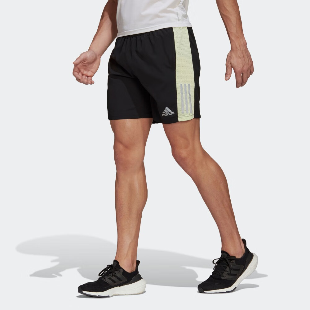 adidas Own the Run Shorts 'Black White' HE9259