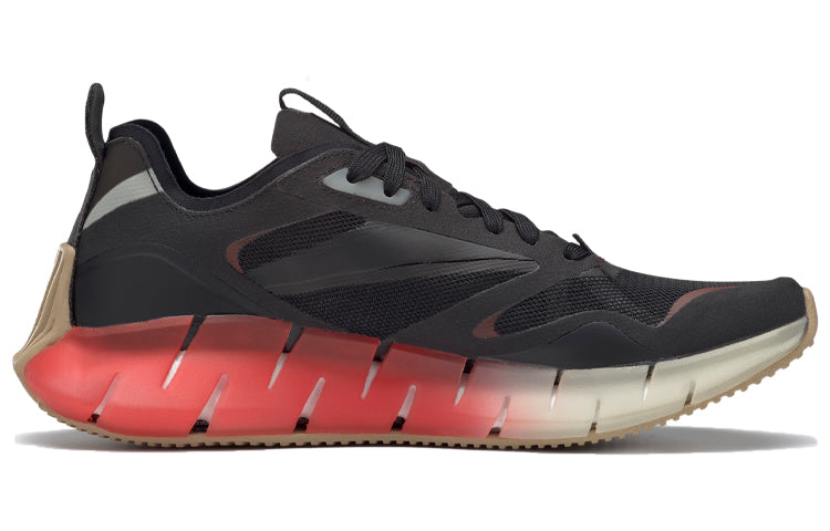 (WMNS) Reebok Zig Kinetica Horizon 'Black Maroon' FW6266