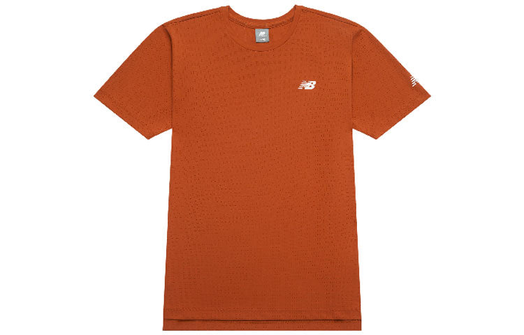 New Balance NB Icon T-shirt 'Dark Orange' NEE25031-BUR