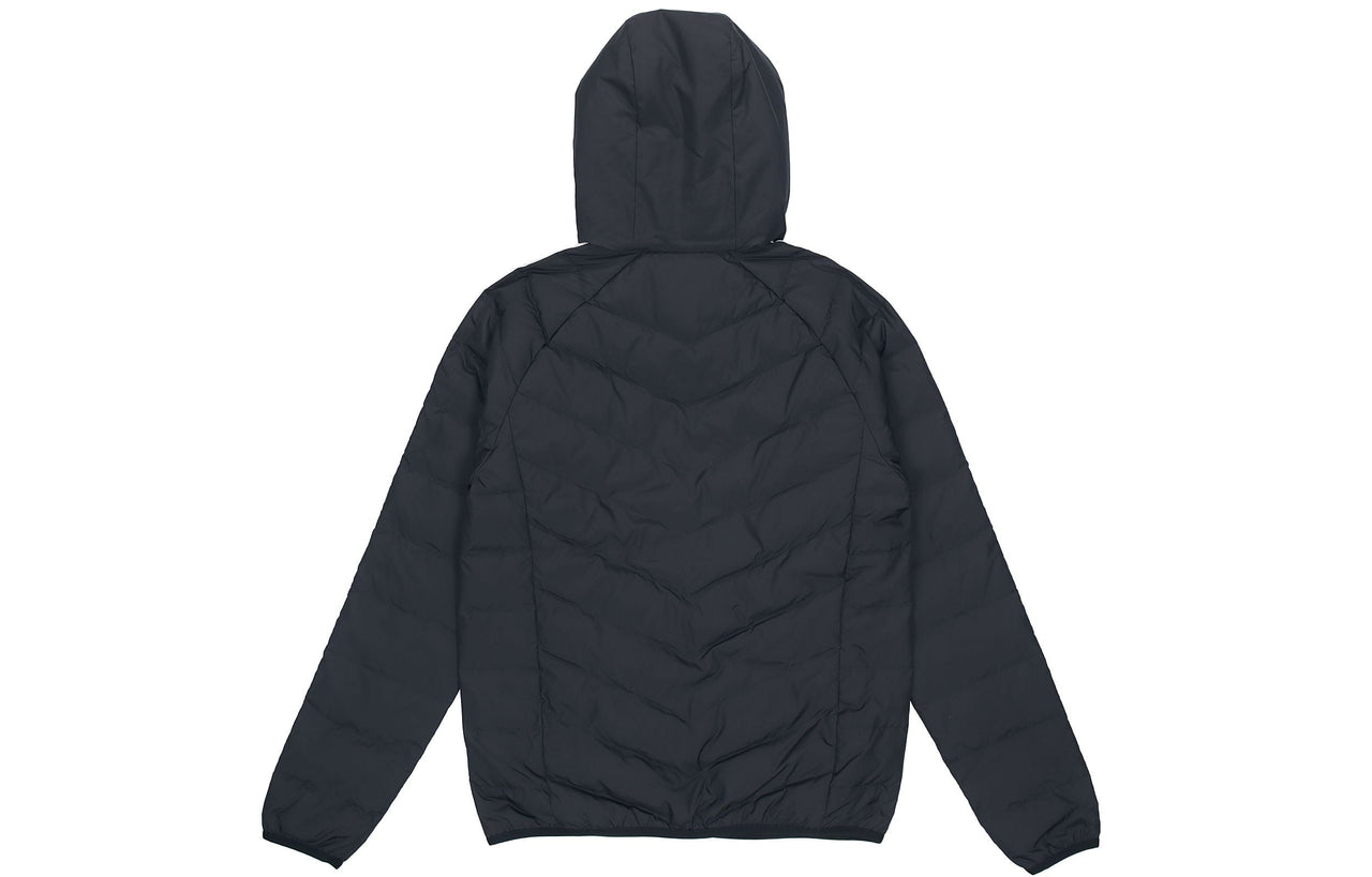 adidas neo M 3s Lw Down Jk Logo Printing Stay Warm hooded Sports Down Jacket Black H45252