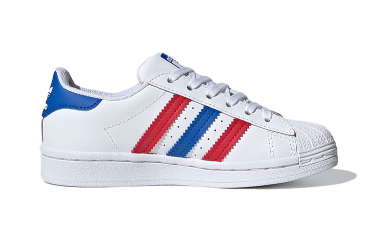 (PS) adidas Superstar C 'White Blue Scarlet' FW5850