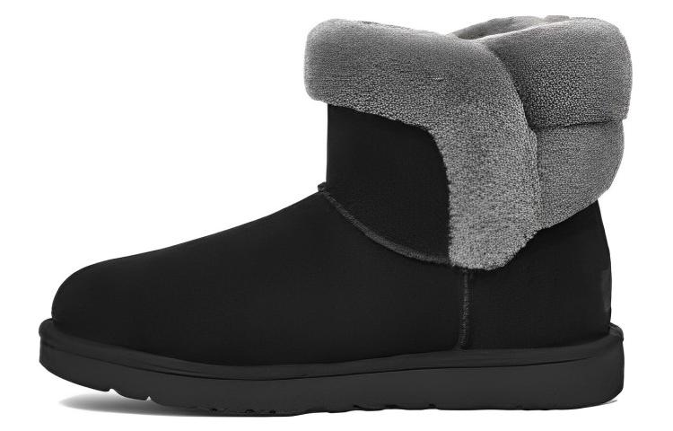 (WMNS) UGG Saniya Mini Suede Classic Boot 'Black' 1153512-BLK