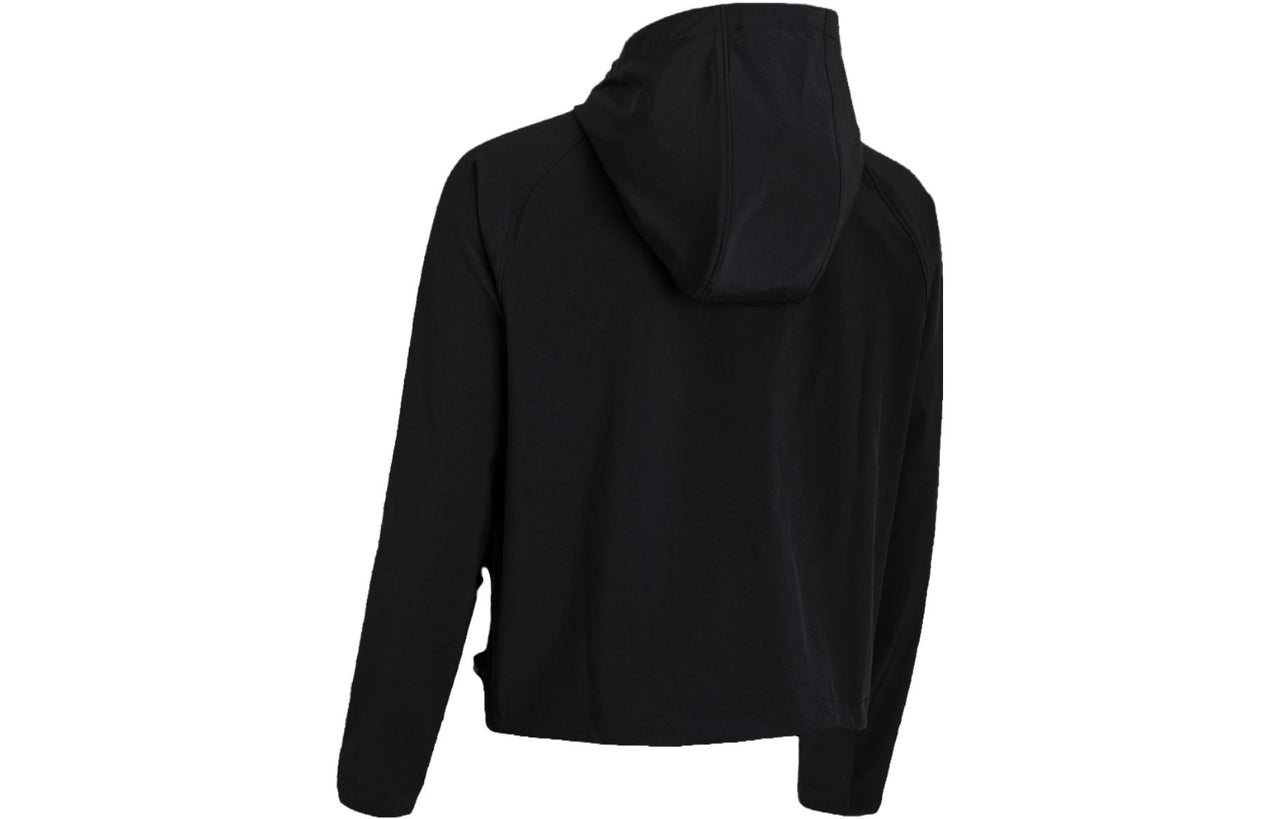 (WMNS) Under Armour Project Rock Unstoppable Hooded Jacket 'Black' 1380183-001