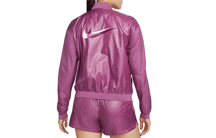 (WMNS) Nike Casual Short Woven Jacket Purple DD6848-507