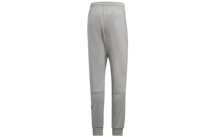 adidas Mh Bos Pnt Ft Logo Printing Bundle Feet Sports Long Pants Asia Edition light grey DT9959
