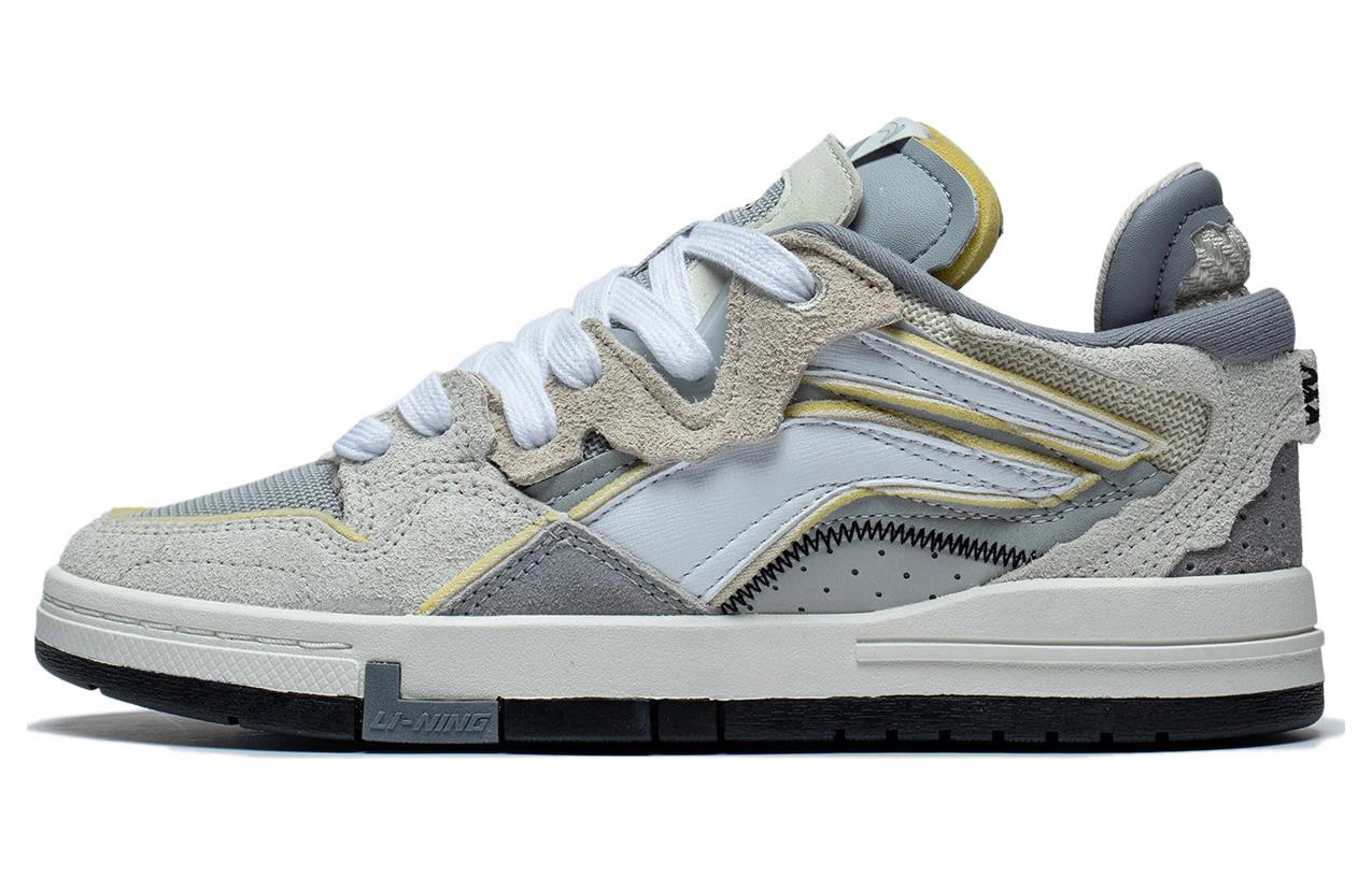 (WMNS) Li-Ning Weiwu Wave Pro Skate Shoes 'Grey Beige' AECT034-1