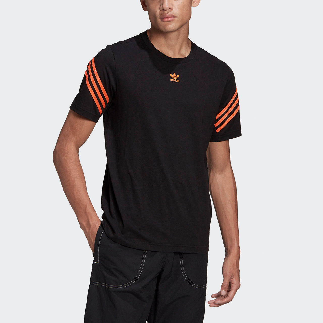adidas originals x swarovski Crossover Round Neck Pullover Short Sleeve Black GS2633