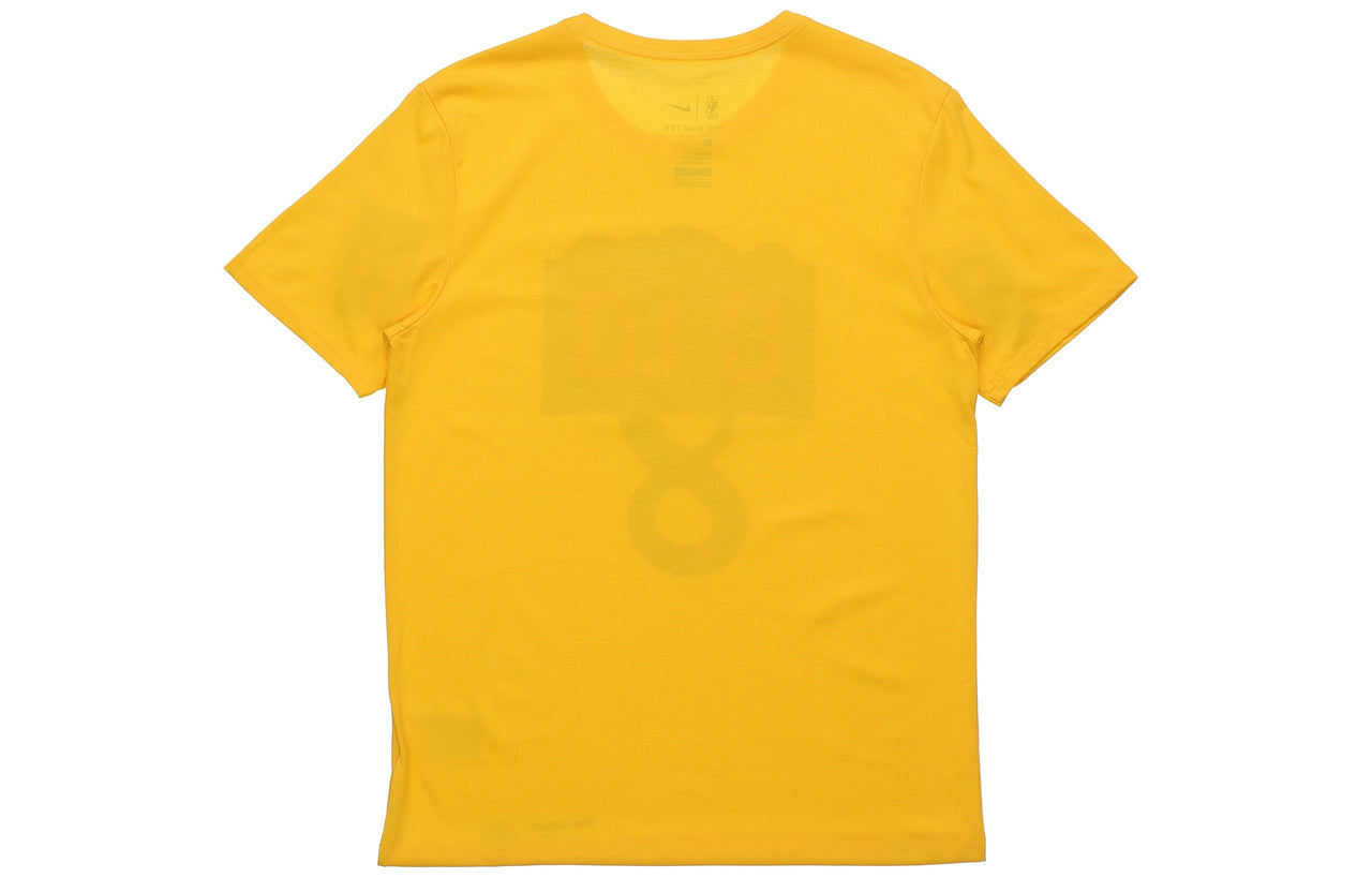 Nike DRI-FIT Kobe Black Short Sleeve Yellow CV0092-728