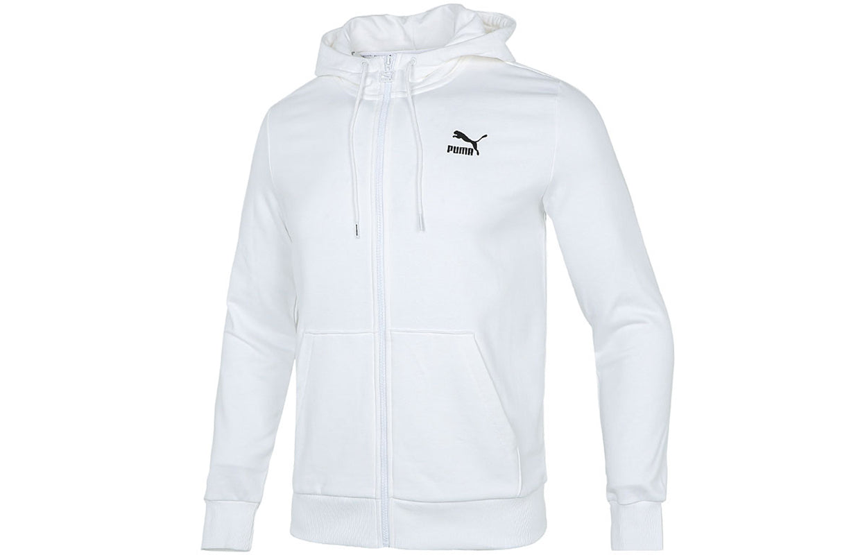 PUMA Classics Tech Full Zip Hoodie 'White' 533143-02
