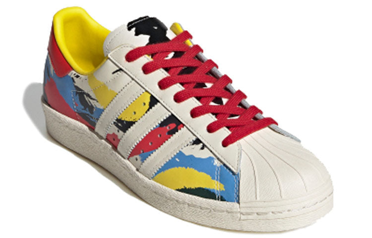 adidas originals Superstar80s AC 'White Yellow Red' FY0727