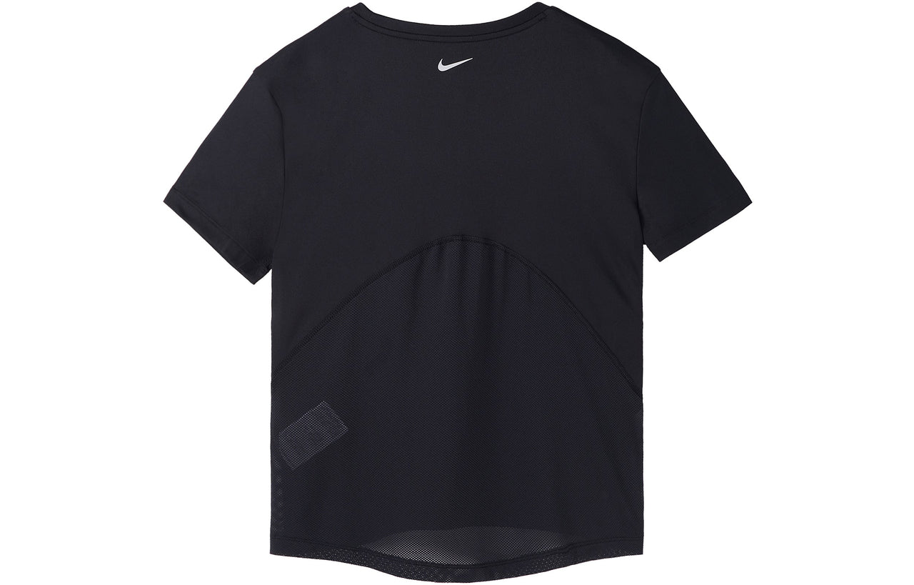 (WMNS) Nike Round Neck Short Sleeve Running Black CN5185-010