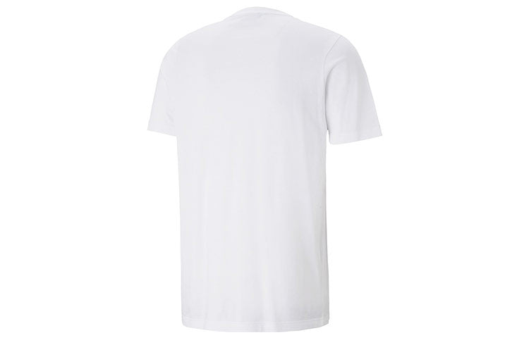 PUMA Classics Logo T-Shirt 'White Black' 532279-02