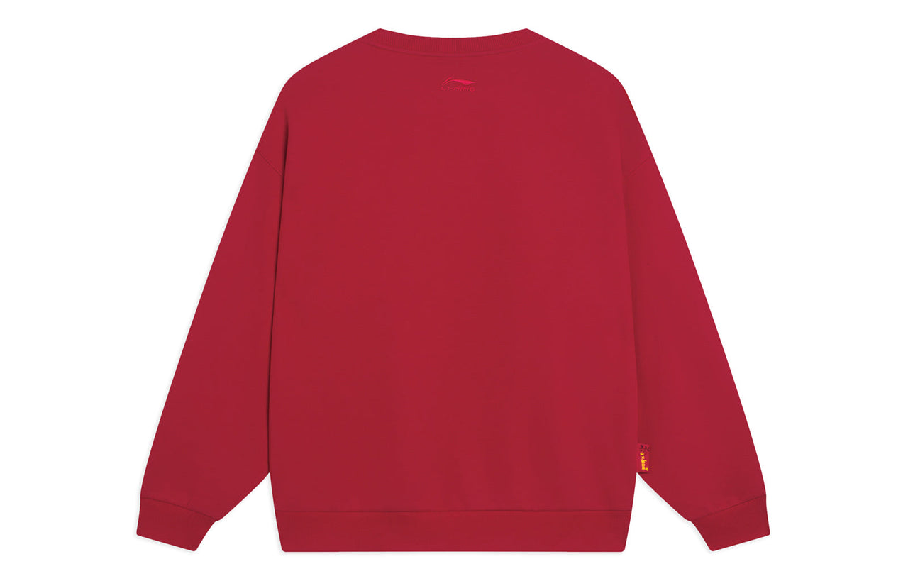 Li-Ning x Disney Zootopia Graphic Sweatshirt 'Red' AWDT343-1