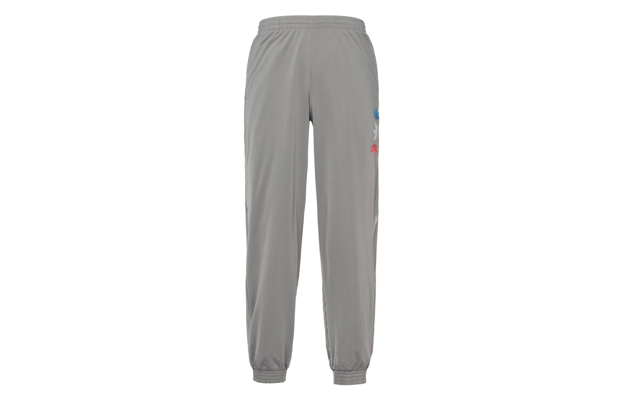 adidas originals Metallic Track Pants Logo Sports Pants Gray FS7324