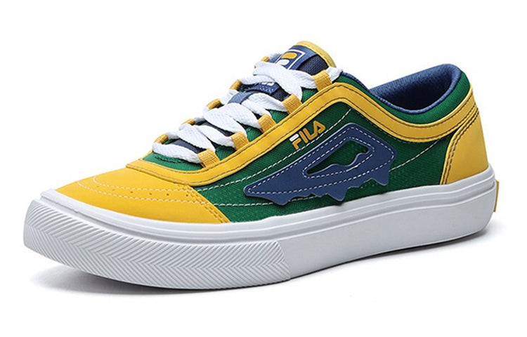 (WMNS) Fila Fusion Skate Shoes 'Blue Yellow Green' T12W125103FGM
